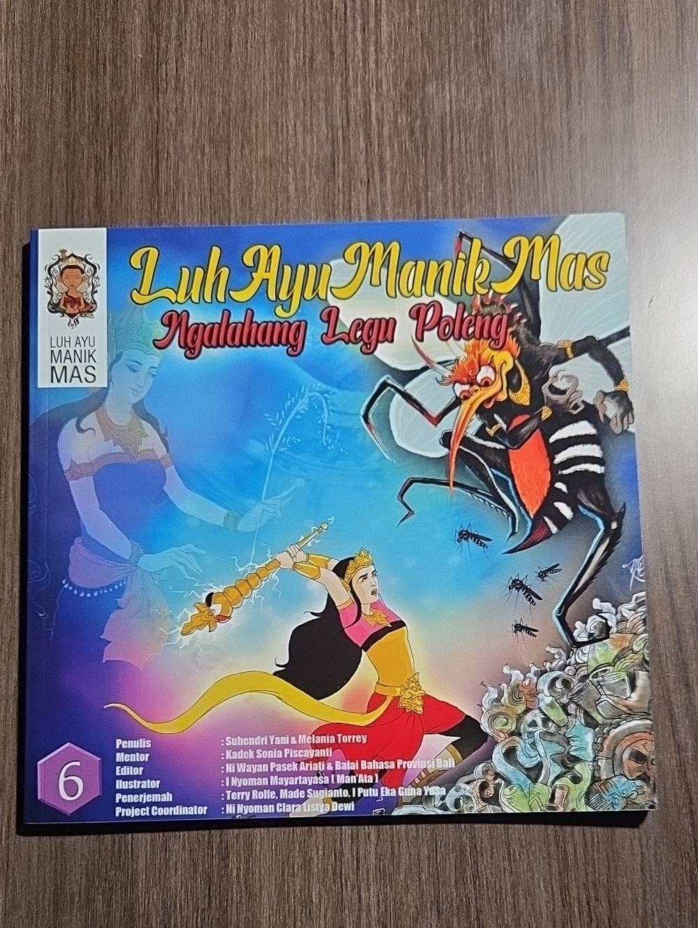 Luh Ayu Manik Mas Kids Book - Blue